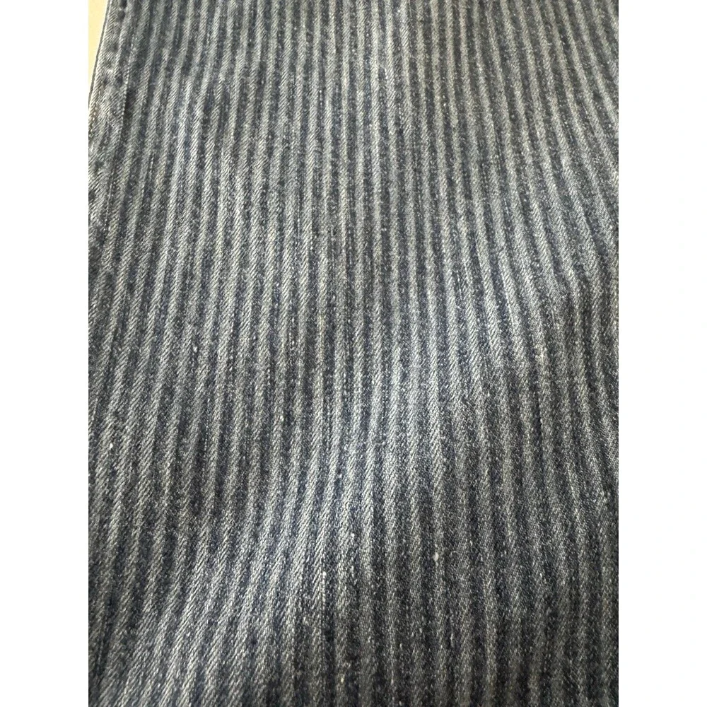 TRUE RELIGION Jeans Mens 44X33 Med Blue Wash Geno Pinstripe Straight Leg